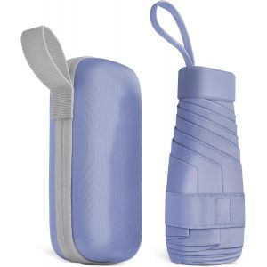 Parapluie de voyage, parapluie coupe-vent &agrave; 8 nervures, petit parapluie portable compact pour hommes et femmes, parapluie capsule, mini parapluie - Neuf