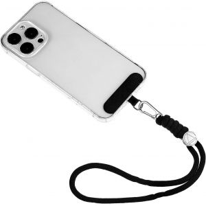 KAL-Cha&icirc;ne De T&eacute;l&eacute;phone Portable Universelle, Dragonne R&eacute;glable Pour T&eacute;l&eacute;phone Portable, Dragonne De T&eacute;l&eacute;phone Robuste, Bracelet De T&eacute;l&eacute;phone Portable Anti-Perte Avec Patch Ultra Fin - Neuf