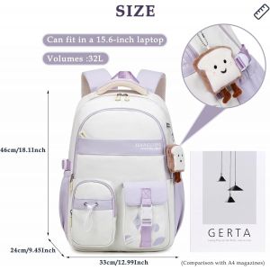 Sacs À Dos D'École Pour Garçons Et Filles, Grand Sac À Dos Pour Enfants Pour Adolescents, Sac À Dos D'École Primaire, Sac À Dos D'Ordinateur Pour Adolescents, Cartable - Neuf