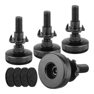 Pack de mise à niveau Réglables Pieds, M10 Hauteur des Meubles Réglables Pieds réglables avec T Écrou de pied de Table Extensions de Vis Auto Pieds de mise à niveau de l'Armoire, Lit, Table, Chaise - Neuf
