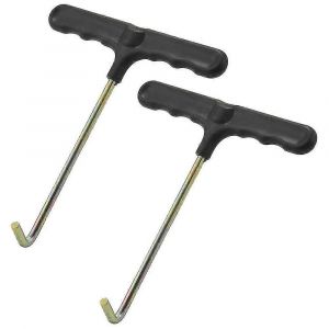 2pcs Trampoline Ressort Outil De Traction,Trampoline Extracteur De T-Crochet Ressort Extracteur D'outil-Yky - Neuf