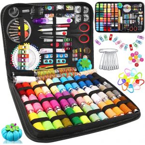 Mevronisshop-304pcs Kit De Couture,Set De Couture,Premium Couture Accessoires Avec Trousse &Agrave; Outils,Kit De Couture Pratique Contient 43 Rouleaux De Fil De Couleur,Voyage Famille Maison Ou Travailler - Neuf