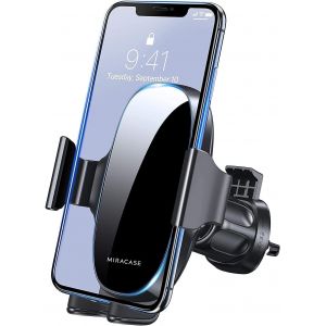 [Ultra-Stable Support Telephone Voiture Grille D'a&eacute;ration, Universel [Rotation &Agrave; 360 &deg;] Porte Telephone Voiture Compatible Avec Tous Les Smartphones 4.0''-7.0 - Neuf