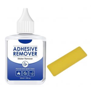 Checarzhn--No1-Dissolvant Adh¿¿Sif, 50 Ml, Dissolvant Pour R¿¿Sidus De Colle, ¿¿Limine Rapidement Les R¿¿Sidus De Colle, Les ¿¿Tiquettes, Les Autocollants Des Surfaces Lisses, Avec Grattoir - Neuf