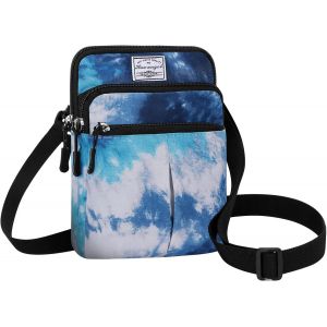 KALANKA-Sac Banane Chic Sac de Taille de Voyage Sac Ceinture pour Téléphone Unisexe Léger Multicolore Mini Sac Bandouliere avec Sangle Interchangeable pour Homme Femme Jogging Vélo Sport - Neuf