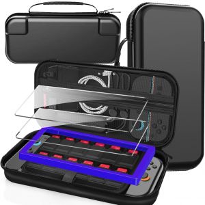 2 Protections D'écran Bounty© En Verre Trempé Pour Switch Nintendo 2, Anti Rayures - Neuf