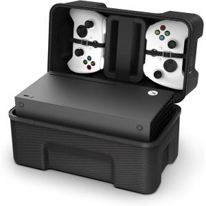 &Eacute;tui De Transport Rigide Compatible Avec La Console De Jeu Xbox Series X Sac De Rangement De Voyage Pour Contr&ocirc;leurs Sans Fil Et C&acirc;bles - Neuf