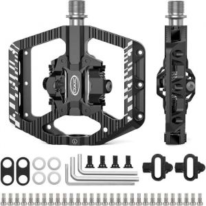 Cxwxc P&eacute;dales V&eacute;lo Double Fonction, Aluminium 9/16", Route & Vtt, 3 Roulements. - Neuf