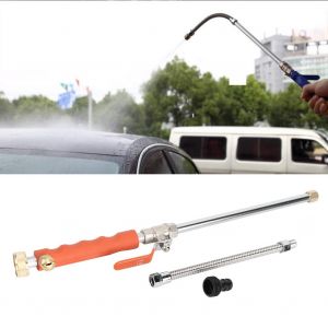 HJLIAN Kit de jet pour nettoyeur haute pression, longue tige, arrosage de jardin, nettoyage de voiture, ensemble de tuyaux de pulverisation (orange) - Neuf