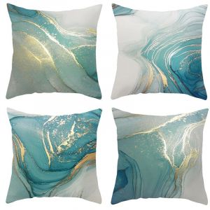 Lot De 4 Housses De Coussin, Housses De Coussin 45x45, Housses De Coussin Decora - Neuf