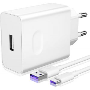 LORANKA-40W Supercharge Chargeur Rapide pour Huawei Honor 90 Lite Magic6 Lite 200 Lite, 40W Supercharge Chargeur Rapide avec c&acirc;ble USB C 5A 1M pour Honor 90 70 Lite X8b pour Honor Magic6 Lite Pro Mag - Neuf