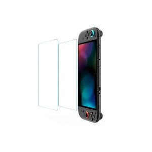 Lot de 2 protections d'&eacute;cran en verre tremp&eacute; pour Nintendo Switch 2 - Neuf
