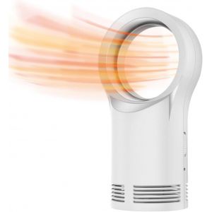 (Blanc) Mini radiateur soufflant en céramique à économie d'énergie avec chauffage rapide en 3 secondes - Neuf