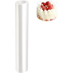 Kal-Film Pour Bordure De Gâteau, 30 Cm X 10 M, Bande D'acétate, Moule Givré, Rouleau D'acétate Transparent, Pour Décoration De Gâteau, Anneaux De Dessert En Mousse (30 Cm) - Neuf