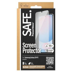 SAFE by PanzerGlass Protection d'&eacute;cran Ultra-Wide Fit avec applicateur Samsung Galaxy S24 FE - Neuf