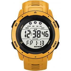 Montre De Sport Num&eacute;rique,Montre De Sport Num&eacute;rique Pour Homme,Montre-Bracelet &Eacute;lectronique &Eacute;tanche Pour Homme Avec Alarme Chronom&egrave;tre R&eacute;tro&eacute;clairage Led - Neuf