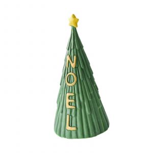 Vert de Table, Arbre de No&euml;l pour les D&eacute;corations de no&euml;l avec Socle en Bois - Neuf