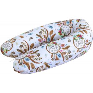 Coussin De Grossesse - Coussin D'allaitement 170 Cm - Coussin Pour Sommeil Lat&eacute;ral 100% Coton - Avec Housse Amovible - Coussin De Grossesse Pour Dormir (H&eacute;risson) - Neuf