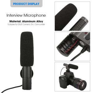 Microphone stereo a condensateur professionnel pour camescopes DV et DSLR - Neuf