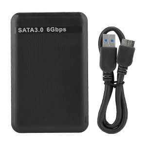 Boîtier de disque dur mobile 2,5 pouces USB 3.0 SATA 3.0 haute vitesse 6 Gbit/s - Neuf