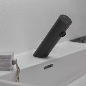 Ideal Standard - Sensorflow - Mitigeur De Lavabo &agrave; Capteur Avec M&eacute;langeur, Alimentation Depuis Pile, Noir s&eacute;tin&eacute; A7559xg - Neuf