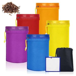 Lot de 5 sacs filtrants de 1 gallon,sacs de rangement avec filtre &agrave; tamis pour sac d'infusion - Neuf