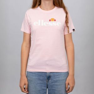 Tee Shirt Basique Logo Poitrine Couleur Unie Femme Ellesse - Neuf