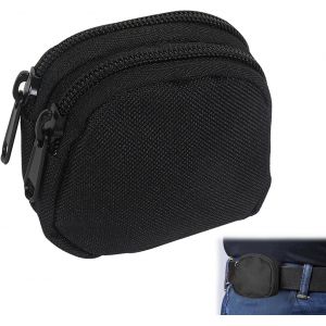 Jgd-Sacoche Ceinture Homme, Pochette Molle Edc, Poche Molle Tactique, Micro Pochette Ceinture Homme, Mini Pochette Tactique Edc, Pour Sport, Randonn&eacute;e, Camping, Voyage, Cyclisme(Noir) - Neuf