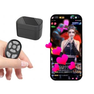 Bague de d&eacute;filement avec t&eacute;l&eacute;commande Bluetooth et &eacute;tui de chargement - Neuf