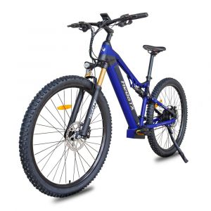 V&eacute;lo &Eacute;lectrique 29 Pouces Hedatx Tx19 1000w Frein &Agrave; Huile Shimano 48v19.2ah 45km/H 70km 27 Vitesses V&eacute;lo &Eacute;lectrique Tout-Terrain Enti&egrave;rement Amortisseur - Bleu - Neuf