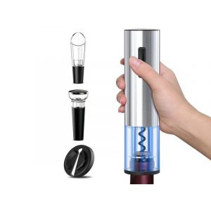 Tire-Bouchon &Eacute;lectrique Sans Fil Avec Coupe-Capsule, Bec Verseur Et Bouchon &Agrave; Vide - Neuf