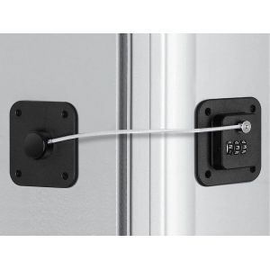 Serrure &agrave; combinaison pour r&eacute;frig&eacute;rateur, s&eacute;curit&eacute; enfant, serrure de porte et de fen&ecirc;tre, installation facile, r&eacute;initialisation du mot de passe, noir - Neuf