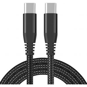 Tye-Câble Chargeur Usb C Vers Usb C 2m, 60w Usb 2.0c Câble De Charge Rapide Compatible Macbook Ipad Air 4 Galaxy S22 S21 Ultra S20 Mi 11 Note 10 Pixel 6 5 4a Huawei Xiaomi Nintendo Xbox Ps5 - Neuf