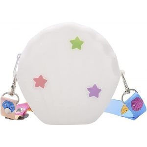 Porte-monnaie en silicone souple pour petite fille, mini porte-monnaie &agrave; bandouli&egrave;re tendance pour enfant - Neuf
