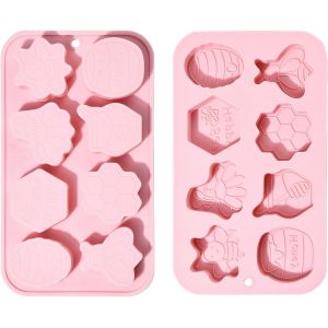 Kalanka-Lot De 2 Moules En Silicone Sur Le Th&egrave;me Des Abeilles En Forme D'abeille Pour La Fabrication De Bijoux-Kalanka - Neuf