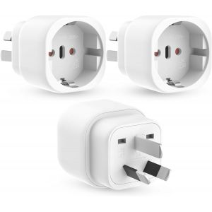 3 Pi&iquest;&iquest;ces Adaptateur Prise Australie, Adaptateur Australie, Adaptateur de Prise Europe vers Australie/Nouvelle-Z&iquest;&iquest;lande,Adaptateur Voyage Accessoires, Australia Travel Plug Socket Adapter pour Australi - Neuf