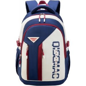 CHECARZHN--NO1-Sac À Dos Fille Scolaire, 2025 Cartable Adolescent Collège Imperméable, Sac Ecole Primaire Fille Avec Poche Antivol Pour 15.6"" Ordinateur, 20L-Bleu - Neuf