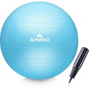 Balle De Gymnastique Anti-&Eacute;clatement-Pompe &Agrave; Air Incl.-Ballon Fitness,Yoga,Gymnastique,Core,Ou Comme Chaise De Bureau Pour Muscler Le Dos.[K1039] - Neuf