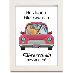 Ershi-Permis De Conduire, Cadeau En Argent, Félicitations Pour Le Permis De Conduire, Bon De Réservoir, Cadeau En Argent Pour Une [8297] - Neuf