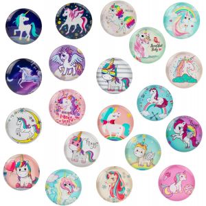 KALANKA-20 Pi&egrave;ces Magnet Frigo Original, Aimants Frigo, Magnet Frigo, Aimants Fantaisie Tableau Magn&eacute;tique, Aimant Frigo, pour Tableaux Blancs, Tableaux D'Affichage, R&eacute;frig&eacute;rateurs, Photos Etc-Licorn - Neuf