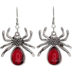 Kal-Boucles D'oreilles Femme Araignée Halloween Déguisement Bijoux Mode Vintage En Forme Animal Clous Accessoires Avec Zircon Cadeaux Pour Femmes Filles - Neuf