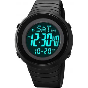 Homme Et Femme Outdoor Sport Digitale Montre Militaire Led &Eacute;lectronique Alarme Chronom&egrave;tre Compte Rebours 50m Etanche Double Temps Plastique Montres Bracelet - Neuf