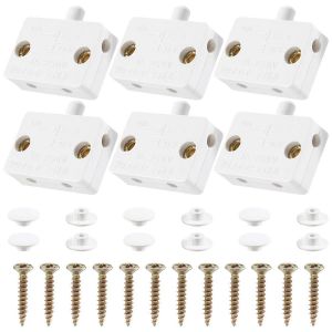 6pcs Porte Led Interrupteur Pour Placard Lumière,Interrupteurs De Lampe Électrique,Blanc - Neuf