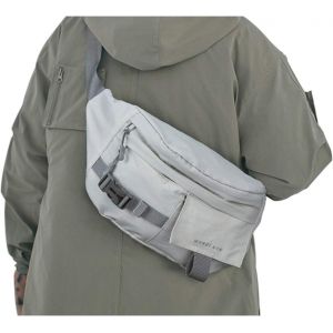 RFCBC-Grand Sac Banane Sac Banane pour Femmes Sac de Taille de Mode Dames et Hommes Sports Noir Sac de Ceinture étanche pour Le Voyage iPhone Travailleur Camping Randonnée Fitness Vélo Chasse - Neuf