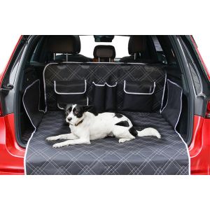 Tapis De Coffre Imperm&eacute;able Pour Chien, Avec Poches De Rangement Et Boucles R&eacute;glables - Neuf