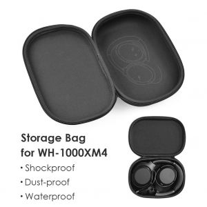&eacute;tui de voyage pour &eacute;couteurs, pochette pour SONY WH-1000XM4, sans fil, compatible Bluetooth, sac de rangement de protection pour &eacute;couteurs - Neuf