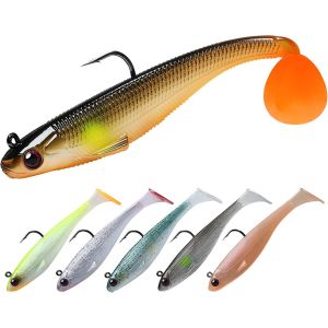 Leurres Souples Pour La Carpe, Le Brochet, La Truite, La Pêche À L'achigan, Ultra-Solide Dur Leurres Avec Bkk Ou Vmc Hooks, Japonais Formule, Prédateur D'eau Salée Pêche Au Leurre - Neuf