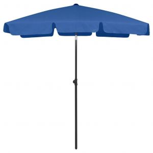 Prolenta Premium - Parasol De Plage Bleu Azuré 180x120 Cm - Neuf