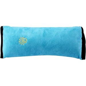 SUBZONAL-Coussin de ceinture pour la s&eacute;curit&eacute; - enfants - support de nuque - appui-t&ecirc;te doux - voyage - avion - bus - voiture - train - couleur ciel - id&eacute;e cadeau pour No&euml;l et anniversaire - Neuf