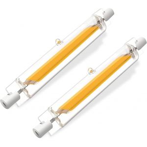 Kalanka-Ampoules R7s Led 78mm,Dimmable,10w &iquest;&iquest;Quivalent &iquest;&iquest; Ampoule Halog&iquest;&iquest;Ne 78mm 100w, Sans Scintillement,Blanc Chaud 3000k 1000lm,Ac 220-240v,&iquest;&iquest;Clairage &iquest;&iquest; Faisceau 360&iexcl;&Atilde;, Lot De 2 - Neuf